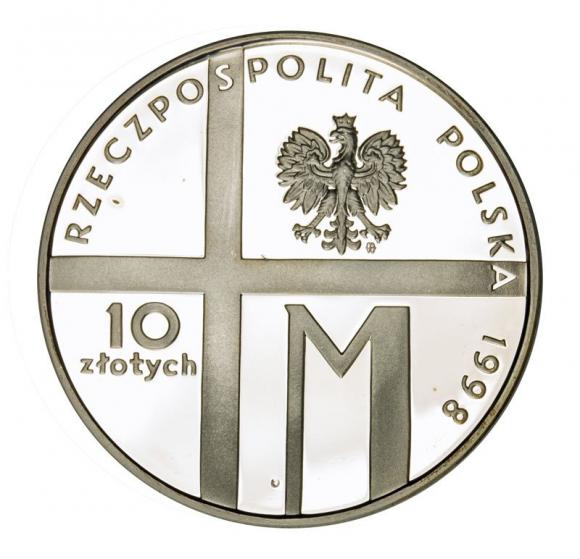 10 zł 1998 20 - lecie pontyfikatu Jana Pawła II (2)