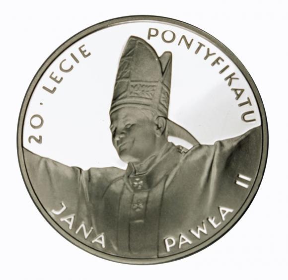 10 zł 1998 20 - lecie pontyfikatu Jana Pawła II (1)