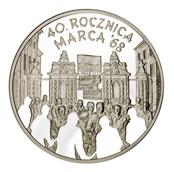 10 zł 2008 40 rocznica marca '68 (1)