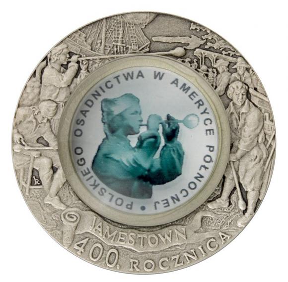 10 zł 2008 400 rocznica osadnictwa w Ameryce Płn. (1)