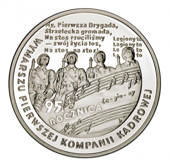 10 zł 2009 95 rocznica wymarszu Pierwszej Kompanii Kadrowej (1)