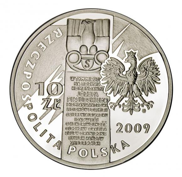 10 zł 2009 95 rocznica wymarszu Pierwszej Kompanii Kadrowej (2)