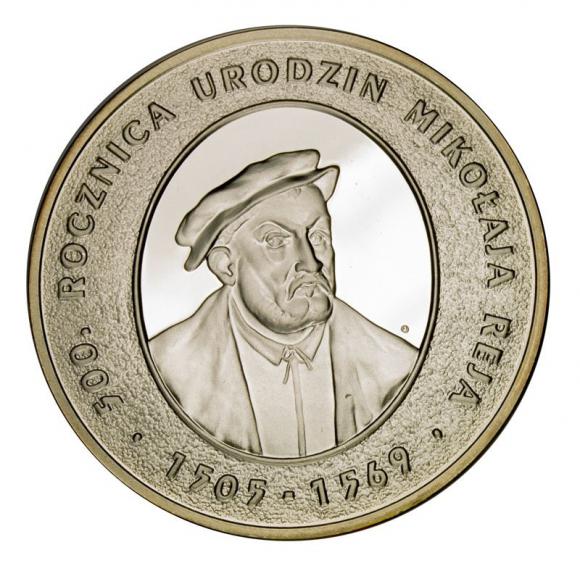 10 zł 2005 500 rocznica urodzin Mikołaja Reja (1)
