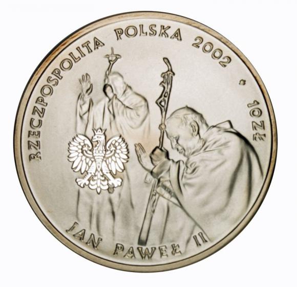 10 zł 2002 Jan Paweł II Pontifex Maximus (2)