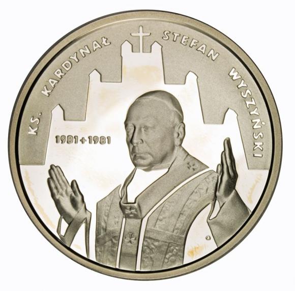 10 zł 2001 ks. kardynał Stefan Wyszyński 1901 - 1981 (1)
