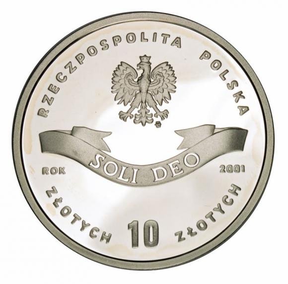 10 zł 2001 ks. kardynał Stefan Wyszyński 1901 - 1981 (2)