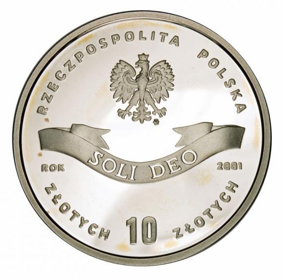 10 zł 2001 ks. kardynał Stefan Wyszyński 1901 - 1981 (2)