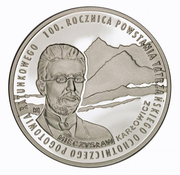 10 zł 2009 100 rocznica powstania Tatrzańskiego Ochotniczego Pogotowia Ratunkowego (1)