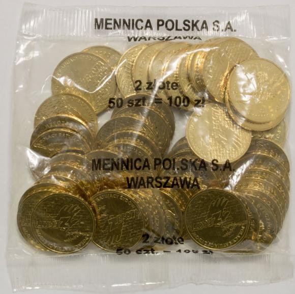 2 zł 2009 Polacy ratujący Żydów 50 sztuk worek menniczy (1)