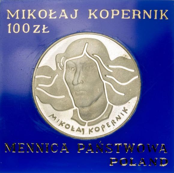 100 zł 1974 Mikołaj Kopernik srebro