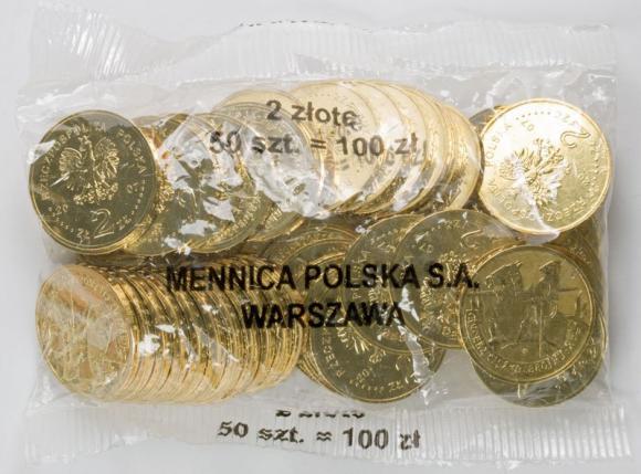 2 zł 2007 Rycerz ciężkozbrojny 50 sztuk worek menniczy (1)