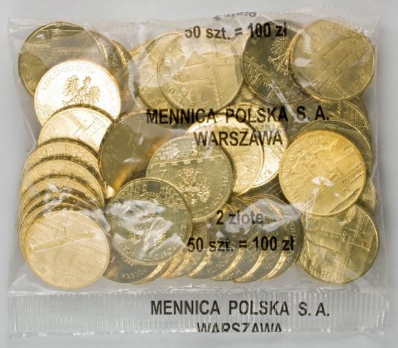 2 zł 2005 Kołobrzeg 50 sztuk worek menniczy