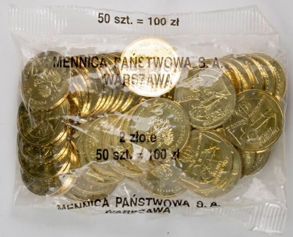 2 zł 2005 60 rocznica zakończenia II wojny światowej 50 sztuk worek menniczy (1)