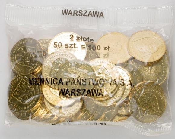 2 zł 2005 Województwo Zachodniopomorskie 50 sztuk worek menniczy