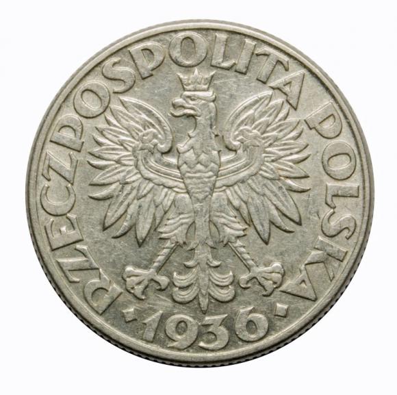 2 złote 1936 Żaglowiec II RP Warszawa (2)