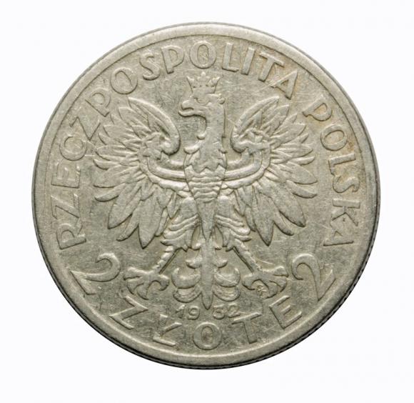 2 złote 1932 Głowa kobiety II RP Warszawa
