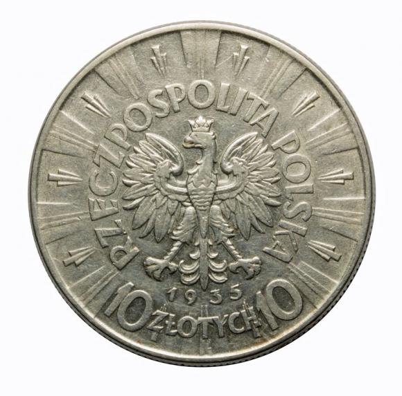10 złotych 1935 Józef Piłsudski II RP Warszawa