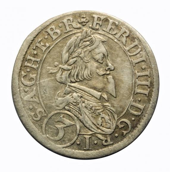 3 krajcary 1638 Ferdynand II Habsburg Austria Sankt Veit