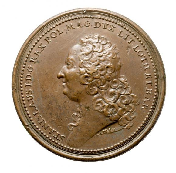 Medal Stanisław Leszczyński Pomnik w Nancy 1755 (1)