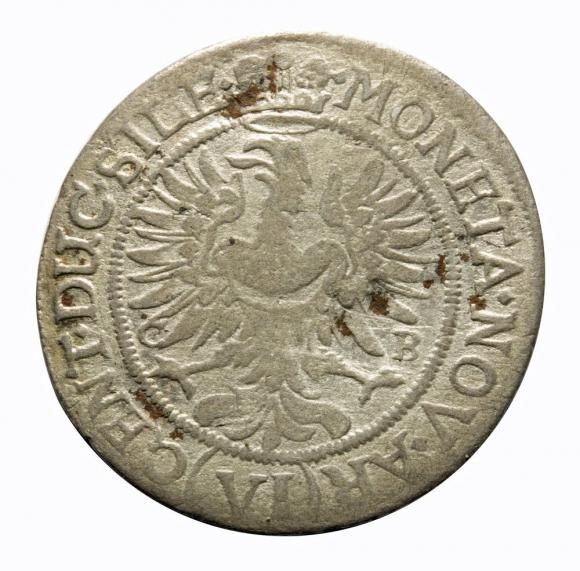 6 krajcarów 1673 Luiza z Anhaltu Brzeg (2)