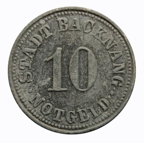 10 fenigów 1918 Backnang Wirtembergia