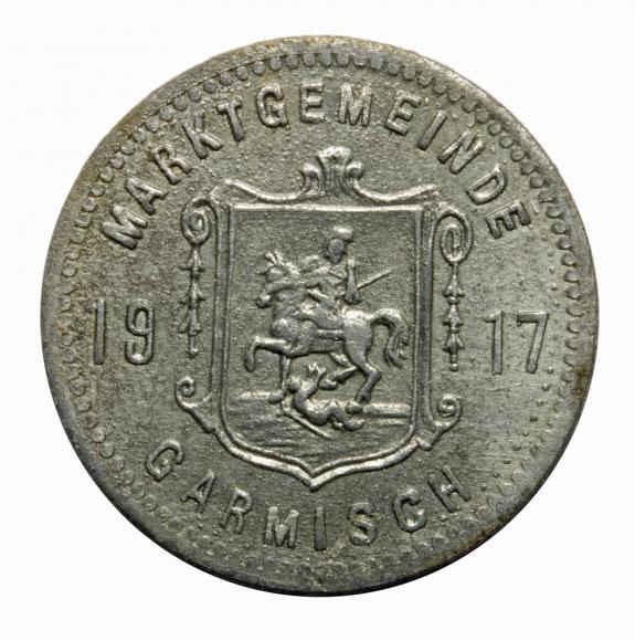 10 fenigów 1917 Garmisch Bawaria