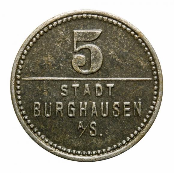 5 fenigów 1918 Burghausen Bawaria