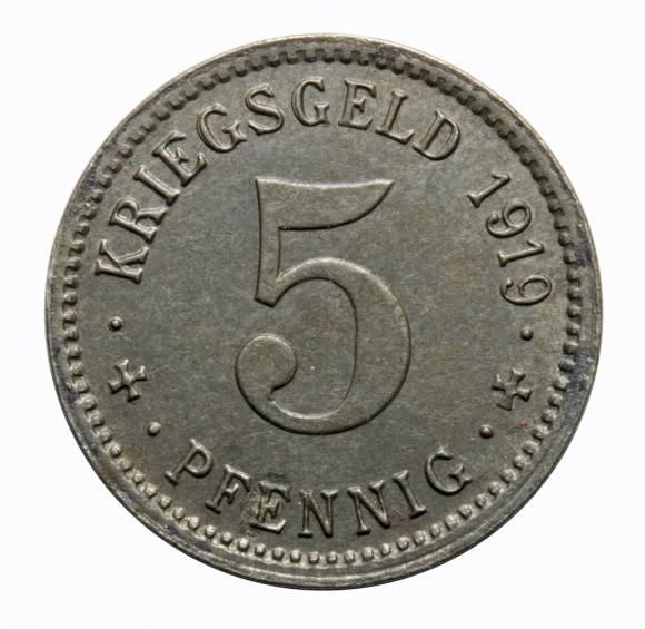 5 fenigów 1919 Menden Westfalia