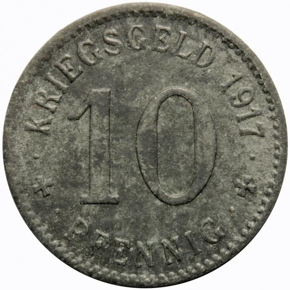 10 fenigów 1917 Menden Westfalia