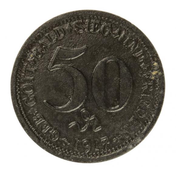 50 fenigów 1917 Weiler Bawaria