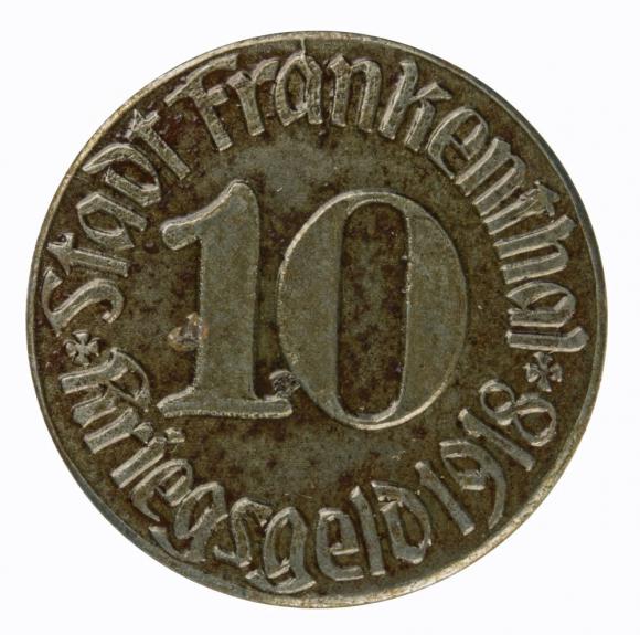 10 fenigów 1918 Frankenthal Nadrenia Palatynat (1)