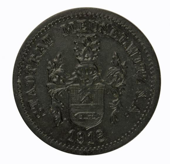 10 fenigów 1918 Meuselwitz Saksonia (2)