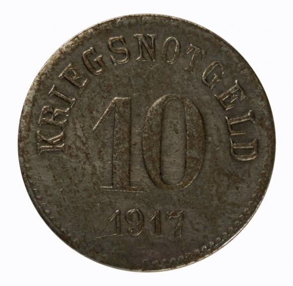10 fenigów 1917 Furth Bawaria