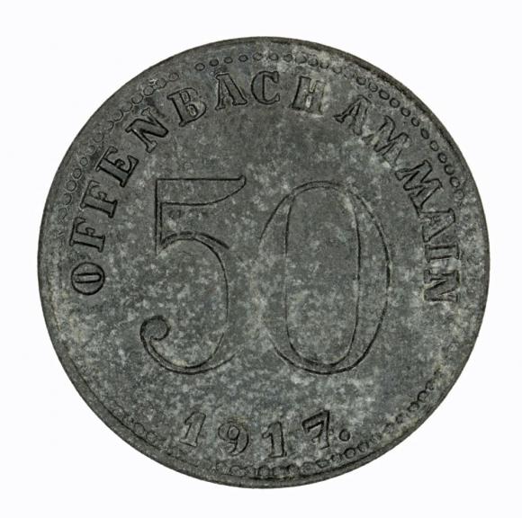 50 fenigów 1917 Offenbach Hesja (1)