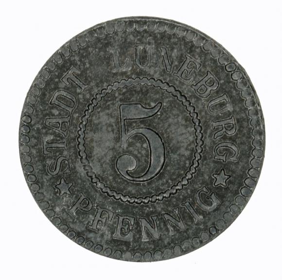 5 fenigów Luneburg Hanower (1)