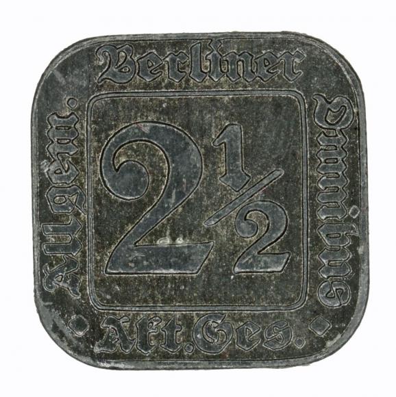 2 1/2 feniga Allgemeine Berliner Omnibus A.G. Berlin (1)