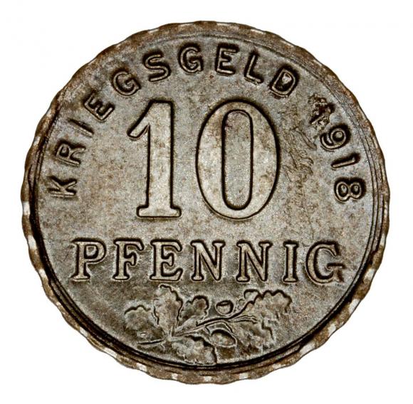 10 fenigów 1918 Bochum Westfalia