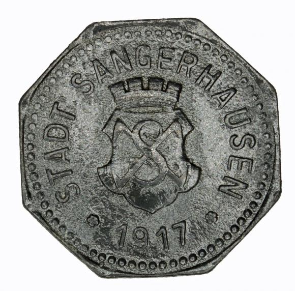 10 fenigów 1917 Sangerhausen Saksonia