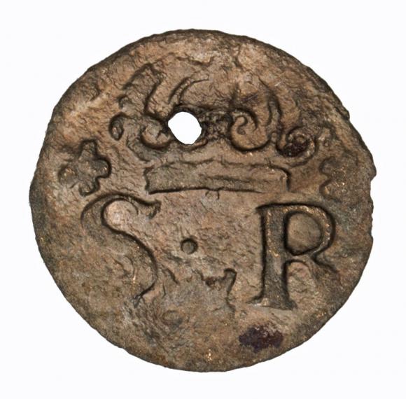 Szeląg 1623 Zygmunt III Waza Kraków (1)