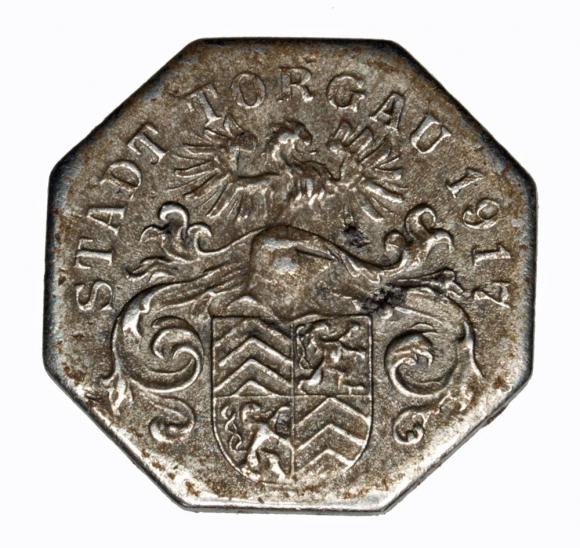 5 fenigów 1917 Torgau Saksonia (2)