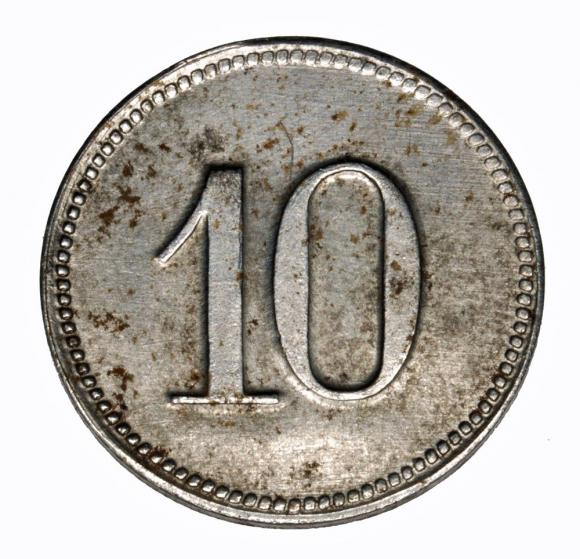 10 fenigów 1921 Scheinfeld Bawaria