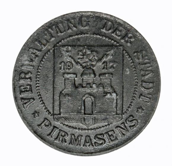 5 fenigów 1917 Pirmasens Palatynat (2)