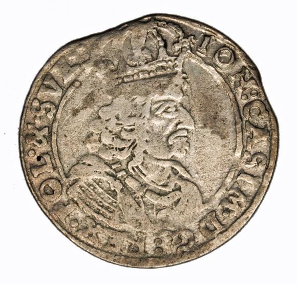Szóstak 1661 Jan Kazimierz Bydgoszcz (1)