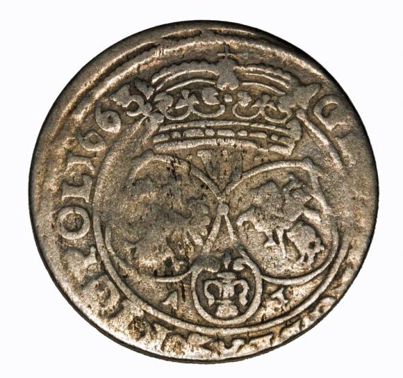 Szóstak 1663 Jan Kazimierz Kraków (2)