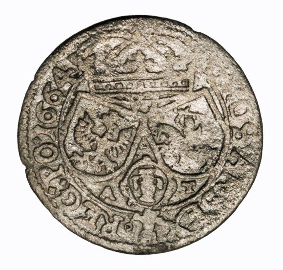Szóstak 1664 Jan Kazimierz Bydgoszcz (2)
