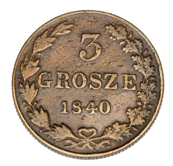 3 grosze 1840 Królestwo Polskie Warszawa