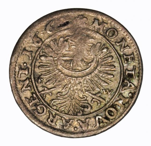 3 krajcary 1662 Chrystian Wołowski Księstwo Brzesko Legnicko Wołowskie Brzeg (2)