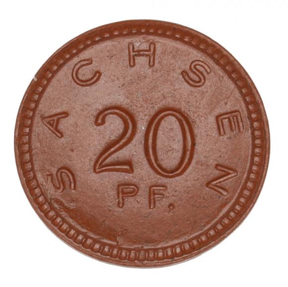 20 fenigów 1921 Miśnia Saksonia