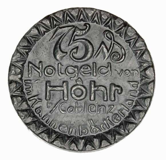 75 fenigów 1921 Hohn