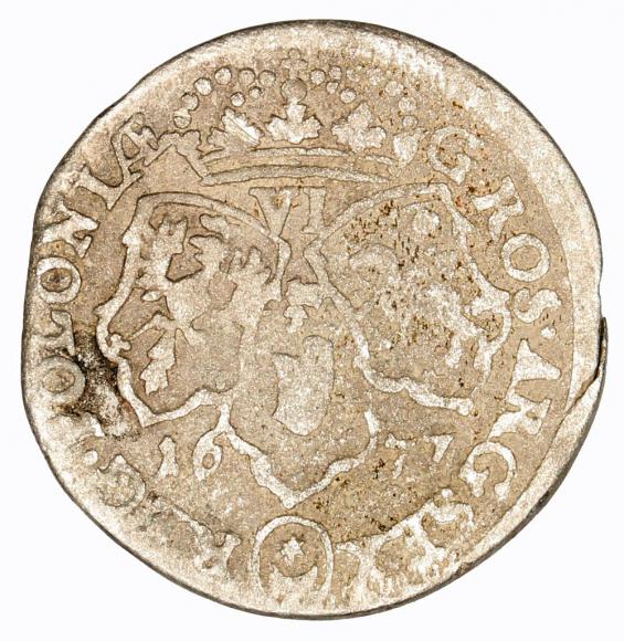 Szóstak 1677 Jan III Sobieski Bydgoszcz (2)